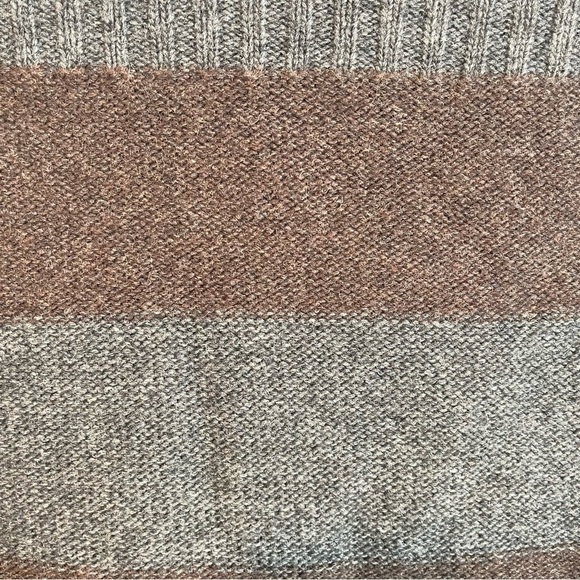 Rogue Striped Wool Blend Scoop Crewneck Pull Over Sweater Men's Size Medium - Picture 7 of 9